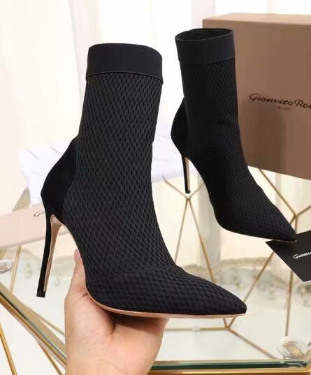 Demi botte femme talon Clearance