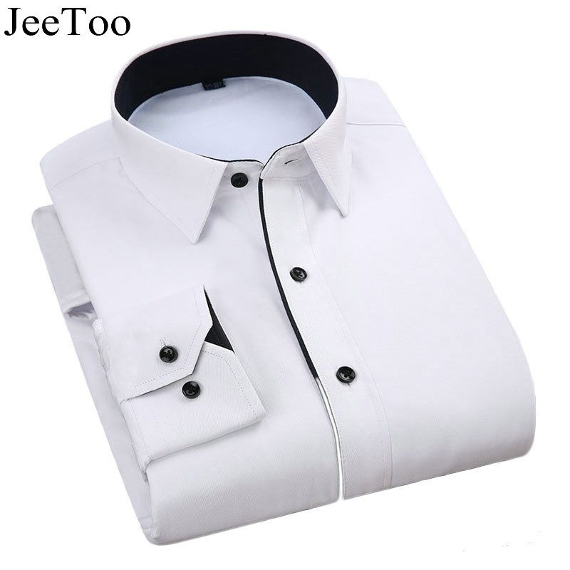 thick white dress shirt