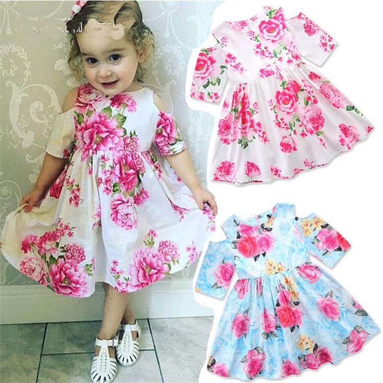 floral baby girl dress