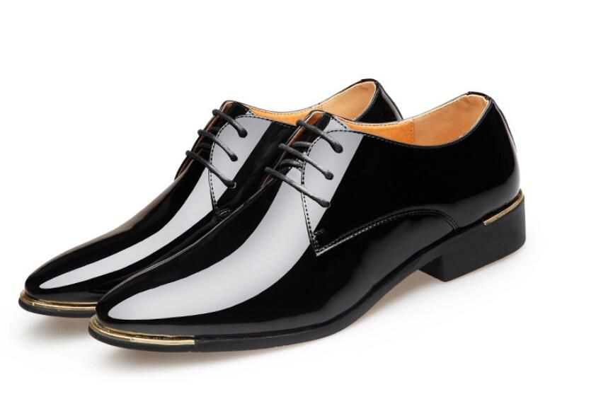 Acquistare Scarpe Da Uomo Eleganti Di Lusso In Pelle Verniciata Oxford  Scarpe Da Uomo Italia Scarpe Da Uomo Formali Con Derby Bianco Classico  Trasporto Di Goccia Plus Size 38 ~ 47 1h34