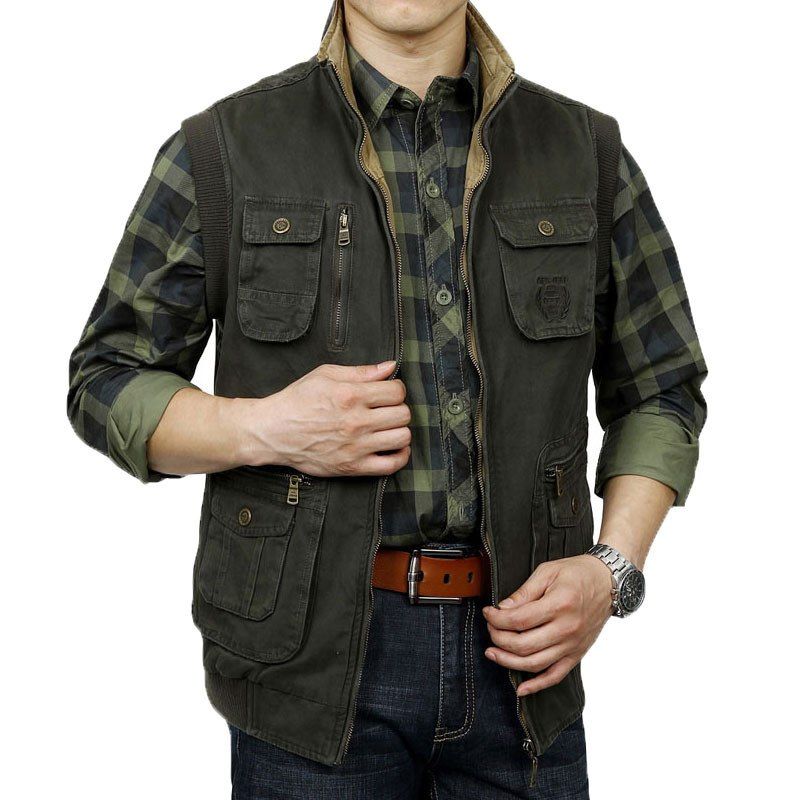 army sleeveless jacket