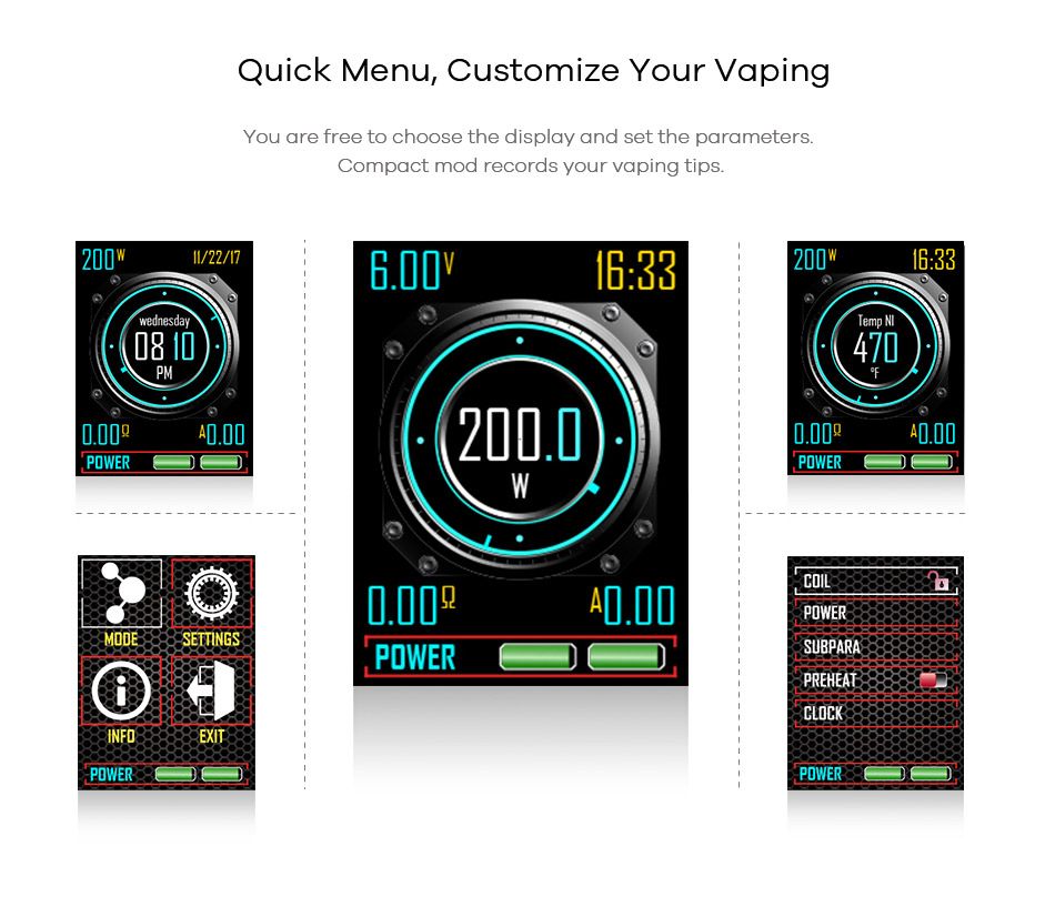 New!! 100% Original WISMEC Sinuous Ravage 230 With Gnome Evo Kit