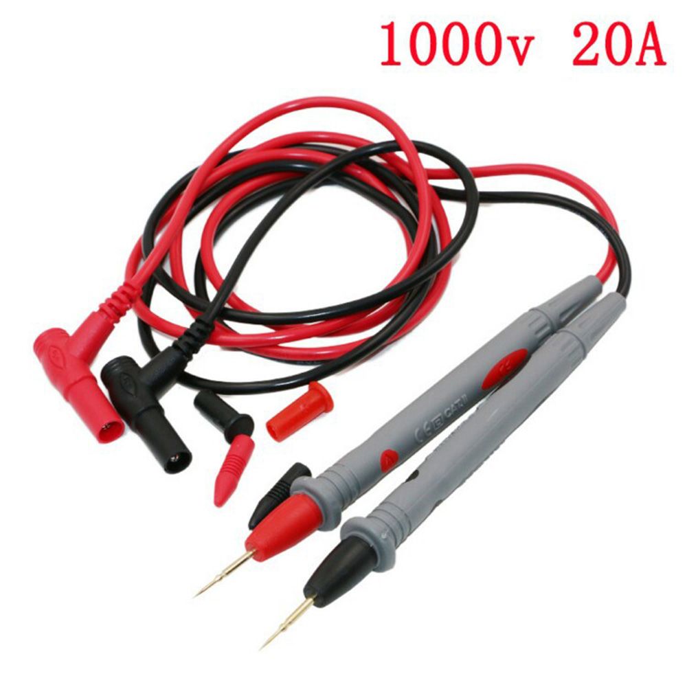 Gugutogo Puntas de prueba de sonda universal Uni-T Pin multímetro digital Probador de punta de aguja Rojo y negro y gris