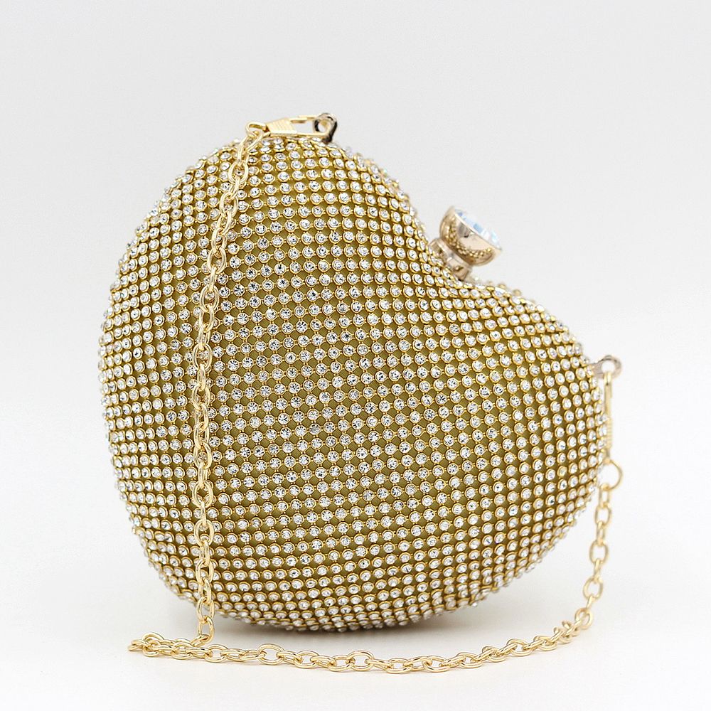 gold and silver clutch purse