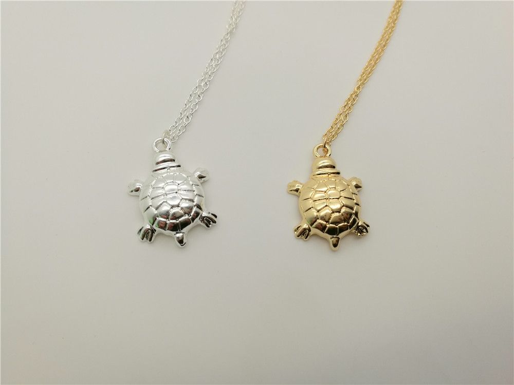 small turtle necklace