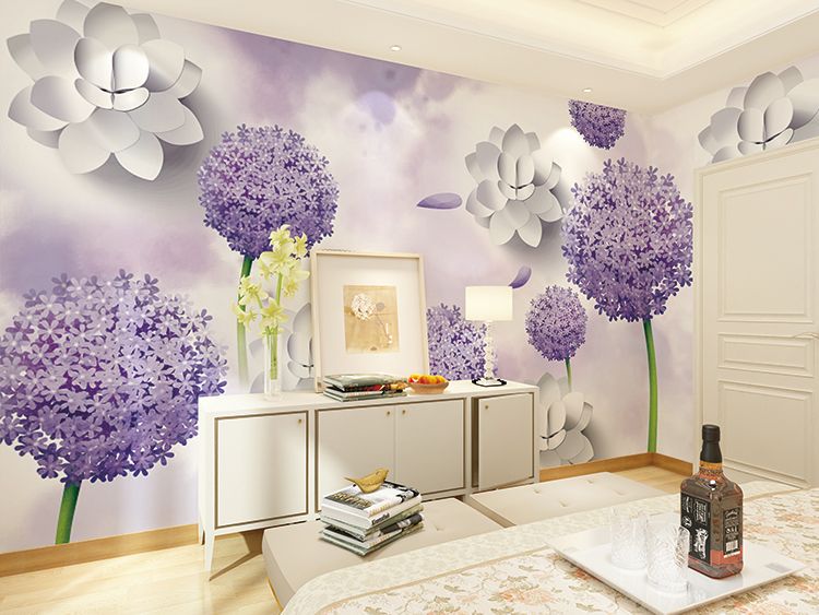 Purple Living Room Wallpaper Matttroy
