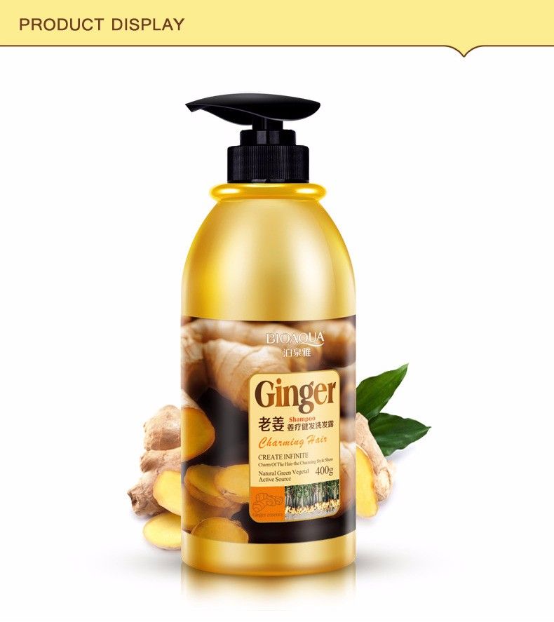 Ginger Shampoo High Quality Plant Extract Oil Control Anti Dandruff