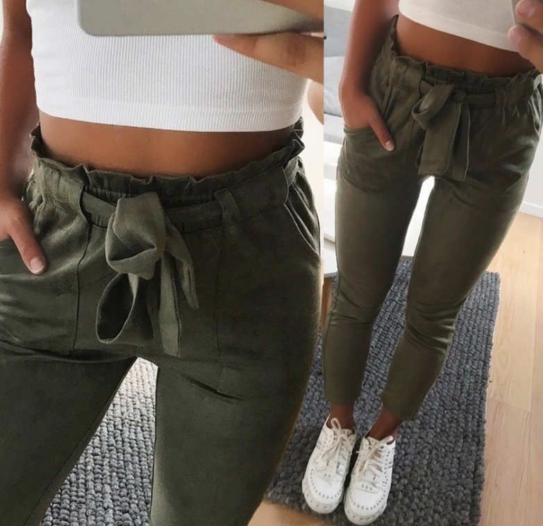 Compra 2018 Pantalones De Mujer Populares Superventas Nueva Moda De Gamuza  Damas Pantalones De Cuero Ocio Pantalones De Talle Alto Ventas Al Por Mayor  Barato | Entrega Rápida Y Calidad | Es.Dhgate