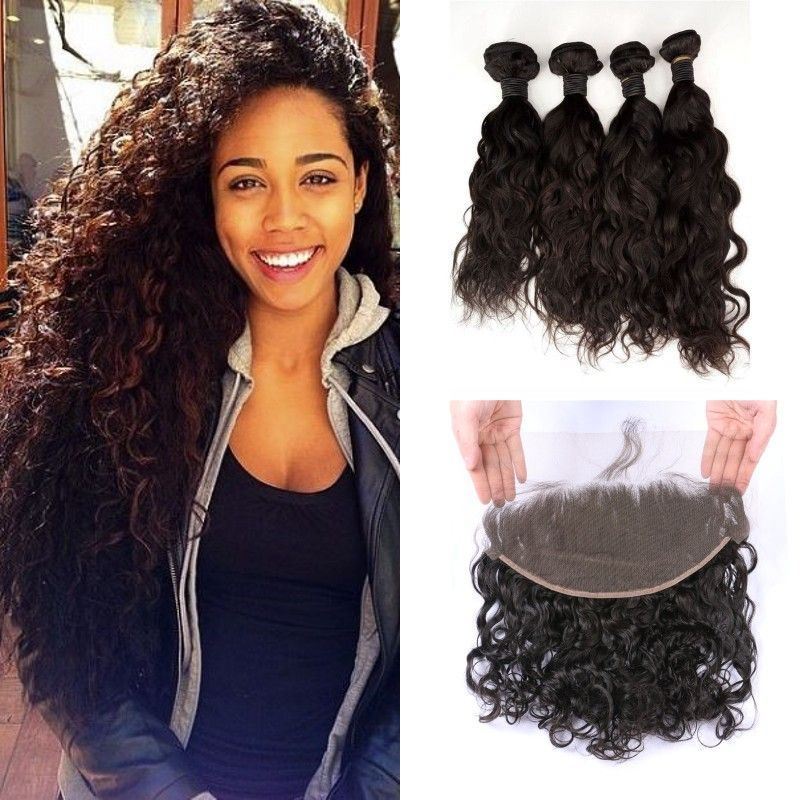 13 6 Full Lace Frontal Closure With Mongolian Human Hair Bundles