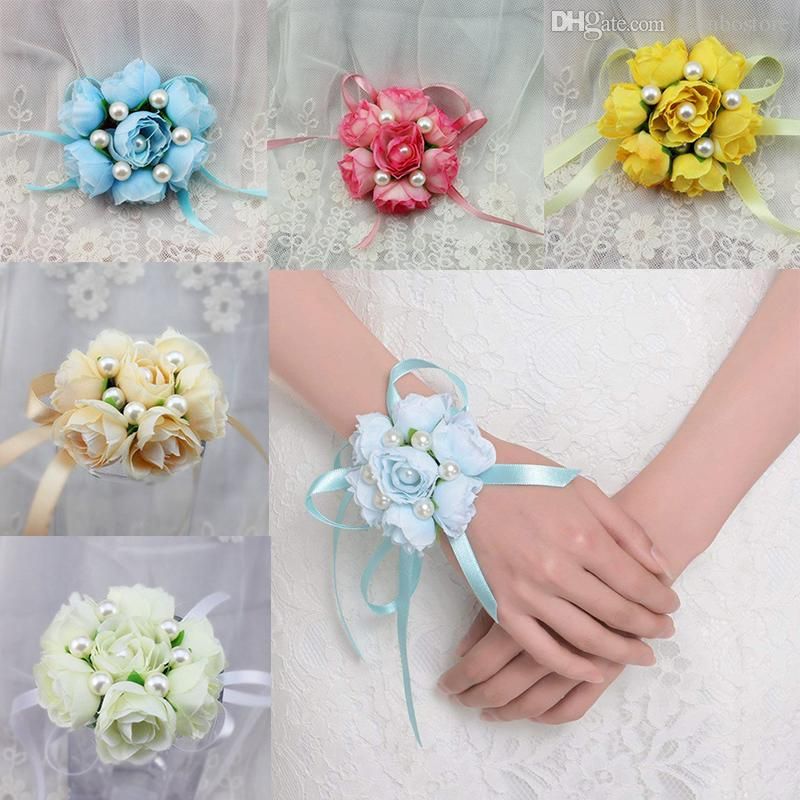 wrist corsage for bridesmaids wedding