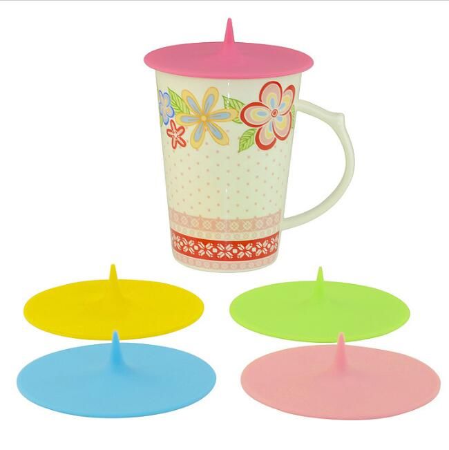 Best And Cheapest Drinkware Lid Cute Candy Silicone Cup Lids Covers For