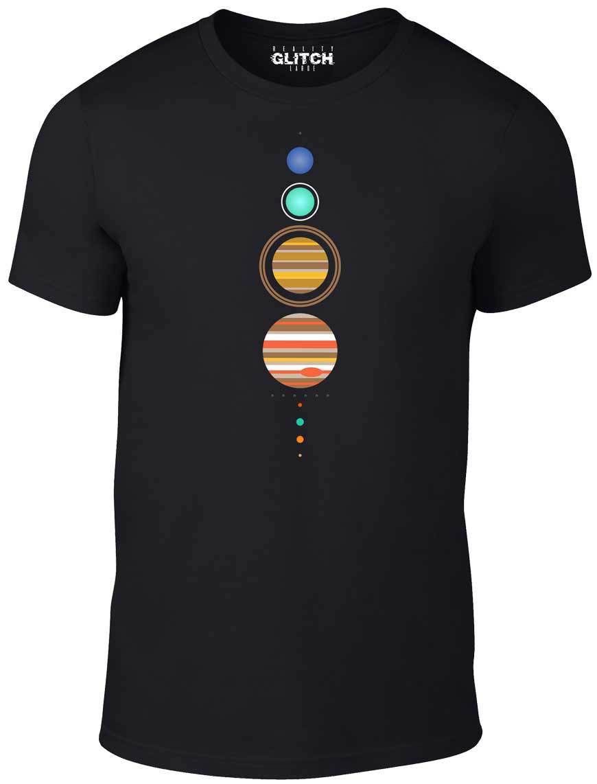 Solar System T Shirt Funny T Shirt Space Astronomy Fashion Retro Planets Casual Pride T Shirt Men Unisex New Fashion Tshirt Designs For T Shirts