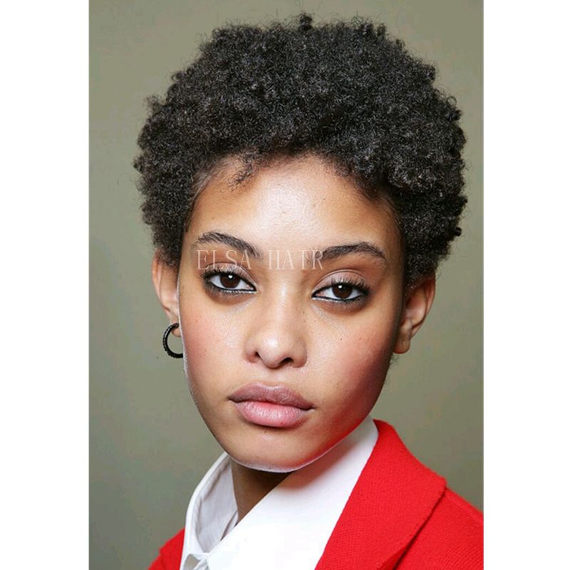 Brazilian Short Curly Human Hair Wave Spiral Curly Afro Kinky