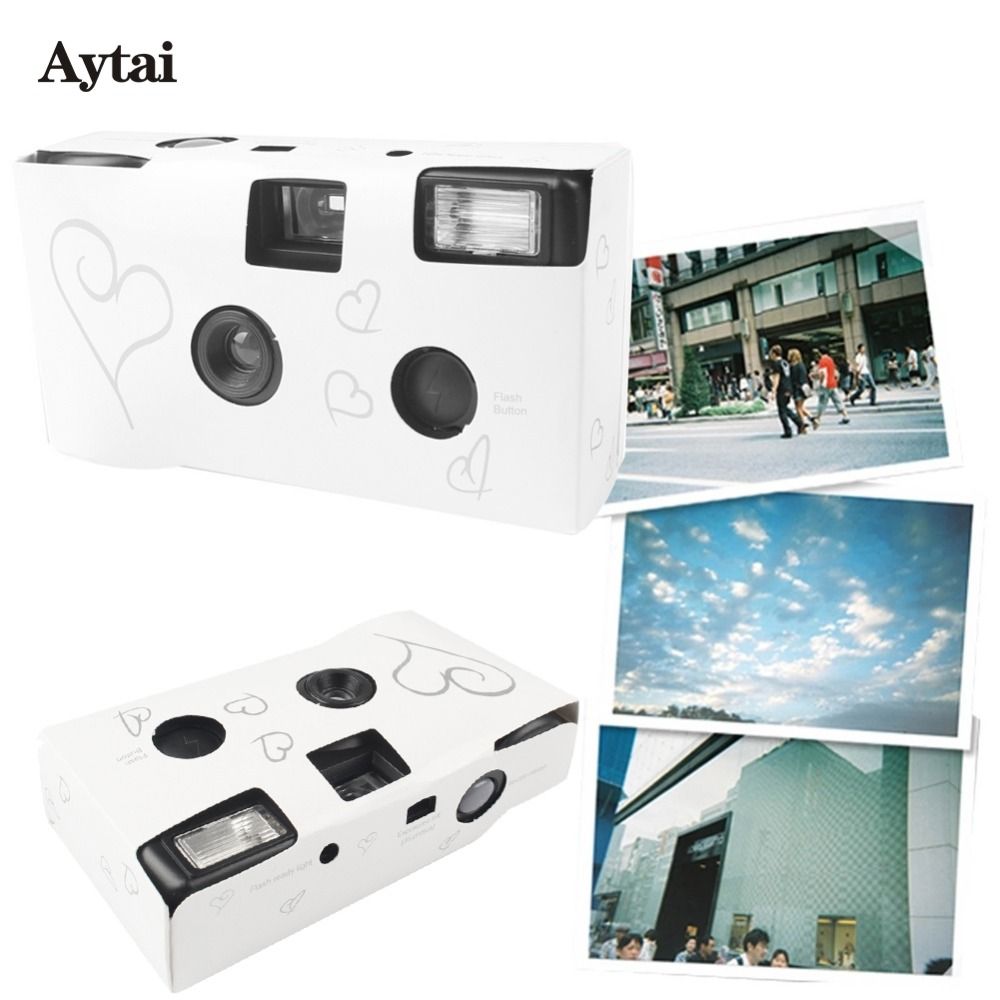 Aytai 36 Photos Power Flash Hd Single Use One Time Disposable Film