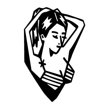 New Design Old School Style Sexy Long Hair Gril Temporary Tattoo