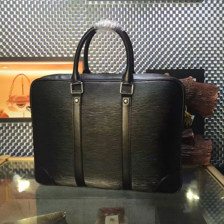 Famous Brand Name Mens Business Bags High Quality EPI Leather Men Bag