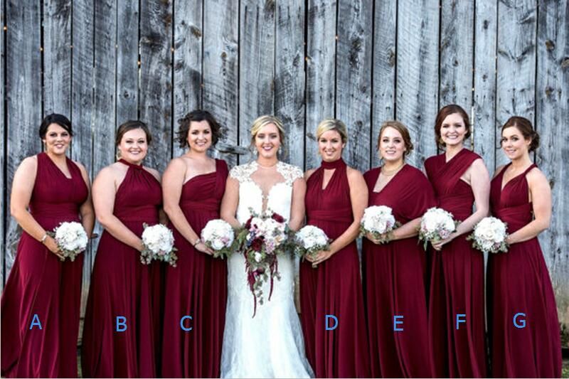 infinity wrap bridesmaid dresses