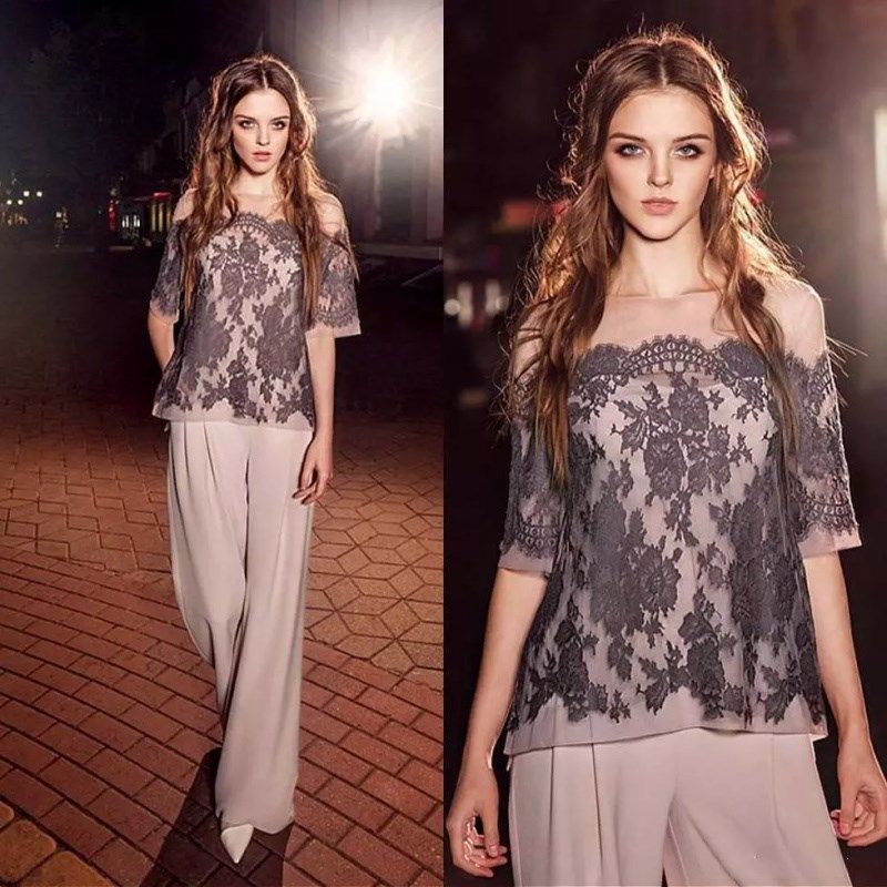 lace pant suits for mother of the bride