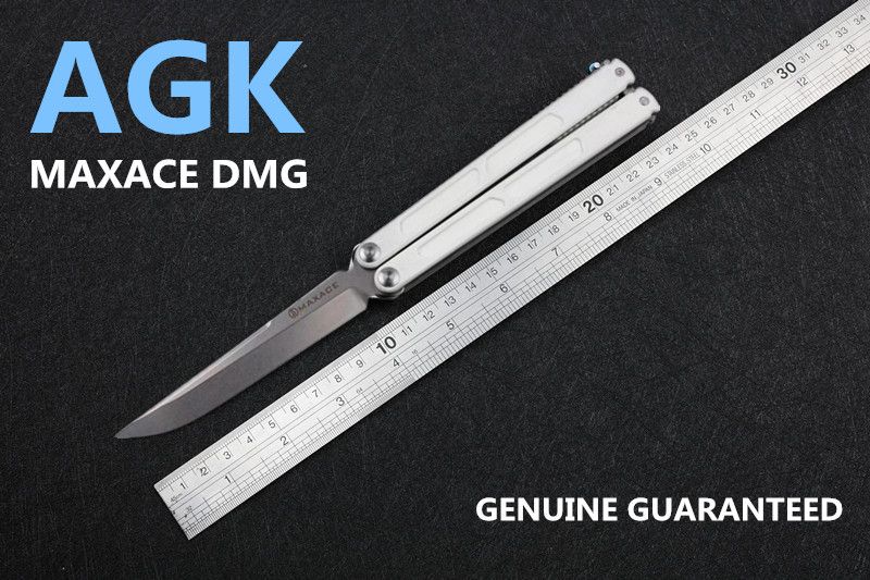 Acheter Pas Cher Agk Couteau Papillon Maxace Dmg Version Gauss Lite 440c Lame 4 G10 Poignee Pivot Ballon Ceramique Verrou De Ressort Du 97 9 Fr Dhgate