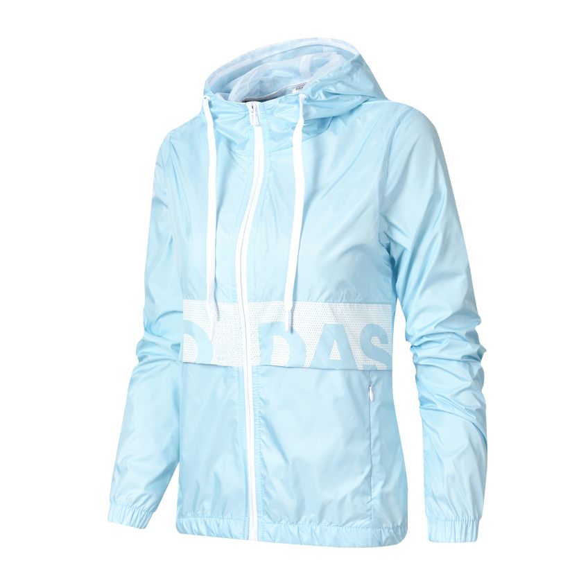 baby blue windbreaker jacket