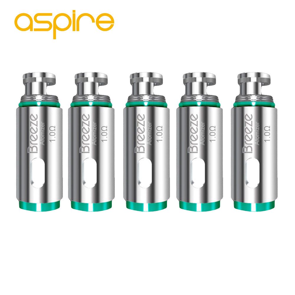 Aspire Breeze Coil Head Pack 0 6ohm 1 0ohm 1 2ohm For Breeze Breeze 2 Kit E Cigarette Core100 Original From Heaven Gifts 6 72 Dhgate Com