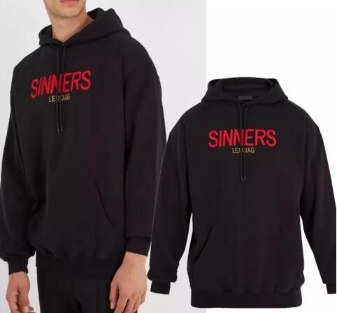 balenciaga moletom com capuz sinners