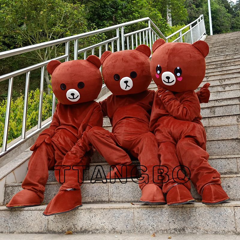 New High quality rilakkuma mascot teddy bear anime mascot costume free shipping New High quality rilakkuma mascot teddy bear anime mascot costume free shipping