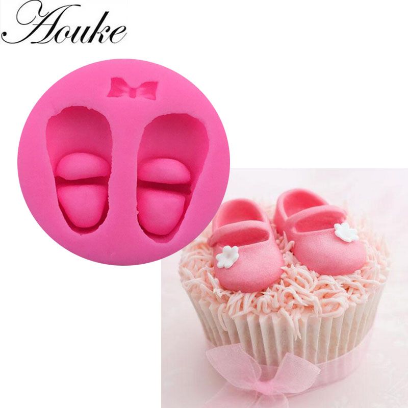 2019 Ballet Shoes Shape Grade Silicone Soap Chocolate Cake