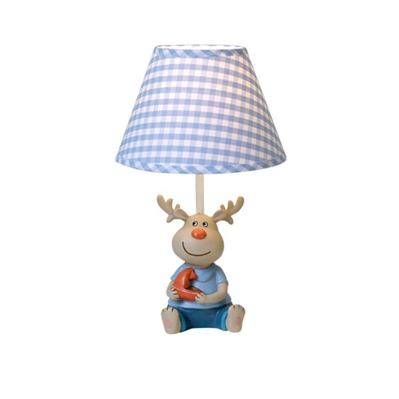 2019 Oovov Cartoon Elk Small Table Lamp Kids Room Bedsides Study Room Mini Desk Lighting Resin Cloth From Oovov 60 31 Dhgate Com
