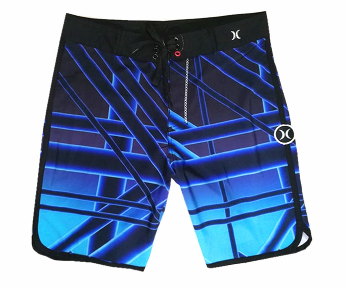mens striped swim trunks