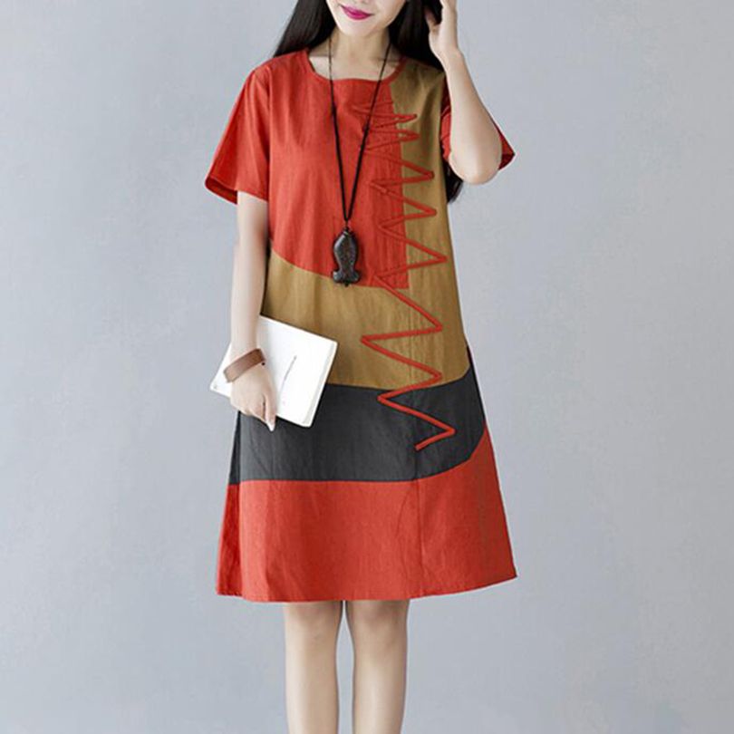 long linen dresses summer