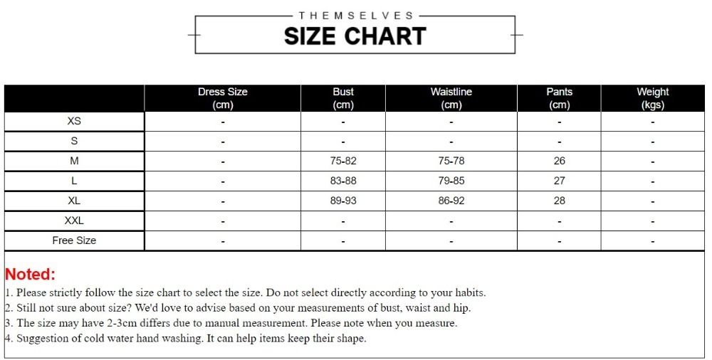 Jbu Size Chart