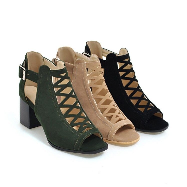 dark green sandals uk