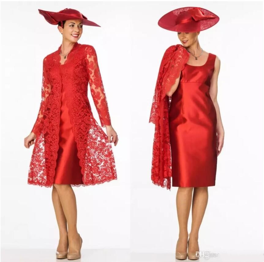 2020 Red Mother Of The Bride Dresses 
