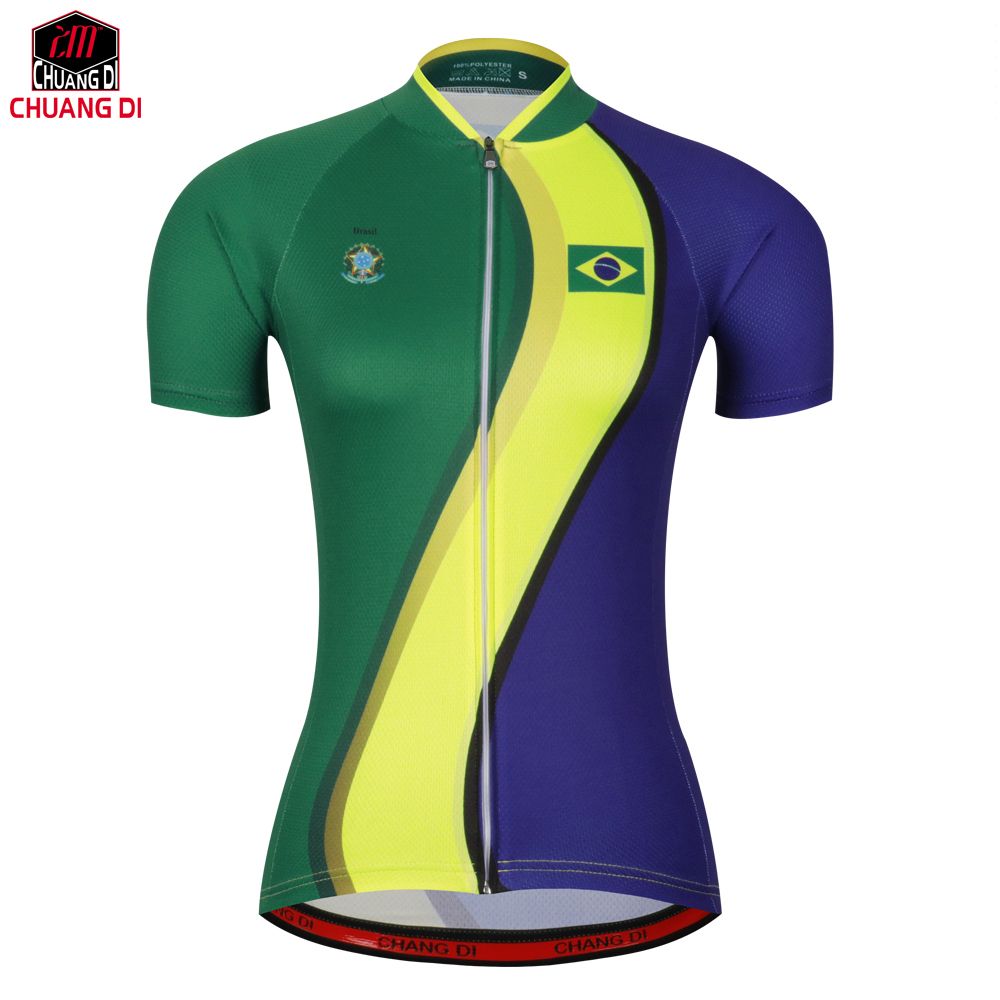 Women Cycling Jersey T-Shirt Sport Clothing Bike Short Sleeve Bicycle Jersey Top