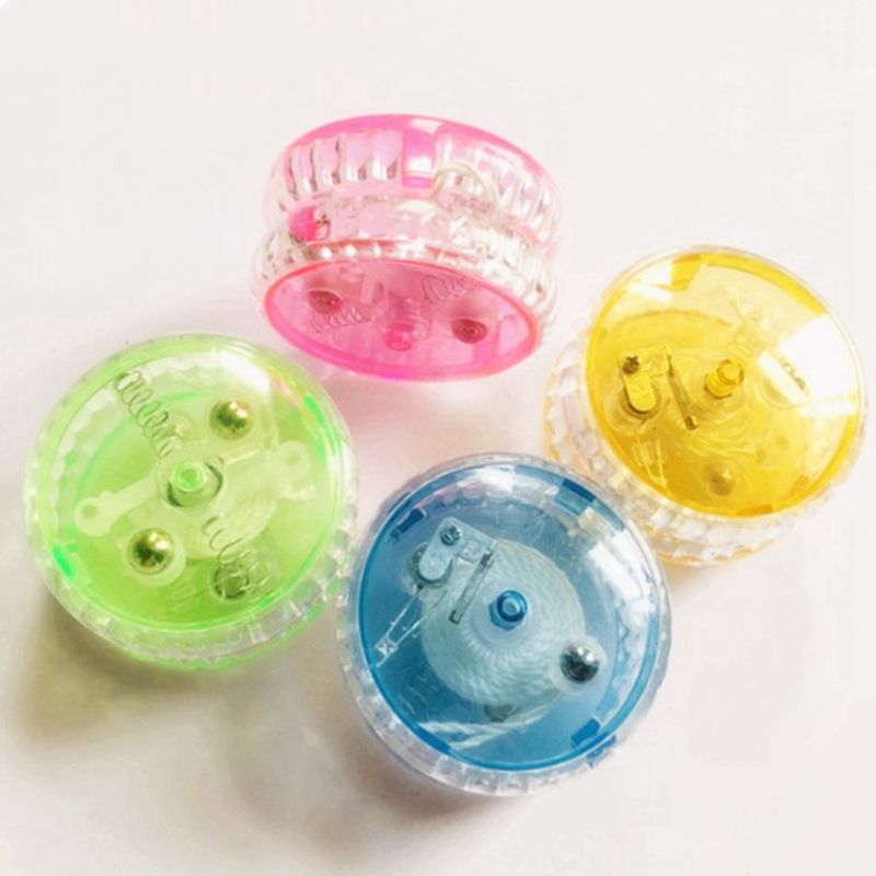 LED Glowing Light Up Flashing Professional YOYO Party Colorful Toys For Kids Boy