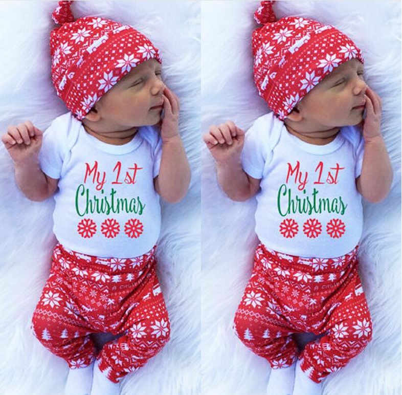 newborn first christmas outfit