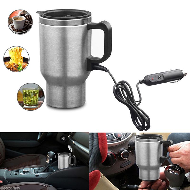 2021 Car Vehicle Heating Cup 450ml 12V Mounting Thermos Cigarette