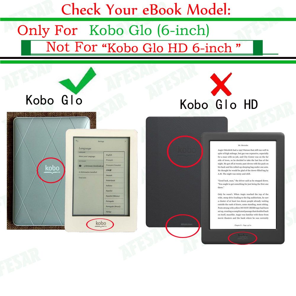 Onweersbui Spijsverteringsorgaan prijs Ultra Slim Flipleather Cover For KOBO Glo Or Glo HD Magnetic Case 6 EReader  Ebook N613 Reader 6 Inch Protective Shell From Afesar, $20.11 | DHgate.Com