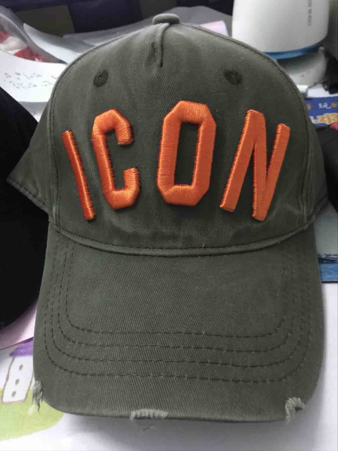 icon cap orange