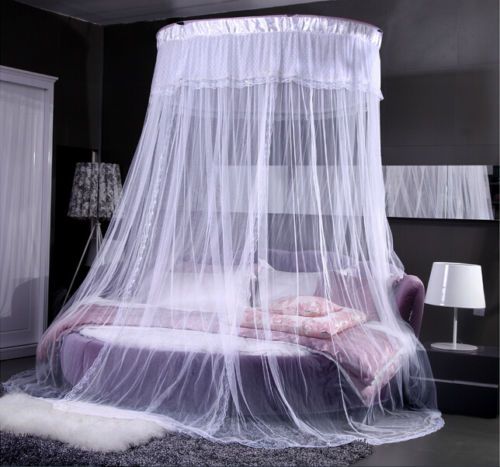 White Romantic Wedding Mosquito Nets Dome Canopy Bed Curtain Fit All Bed Size Patio Mosquito Net Best Mosquito Net From Cczone 75 97 Dhgate Com