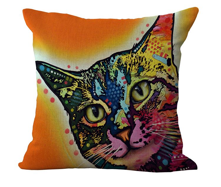 Lucky Clover Pattern Throw Pillowcase Pillow Cover Cushion Couver 45x45