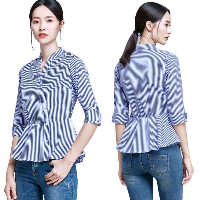 ladies striped blouses