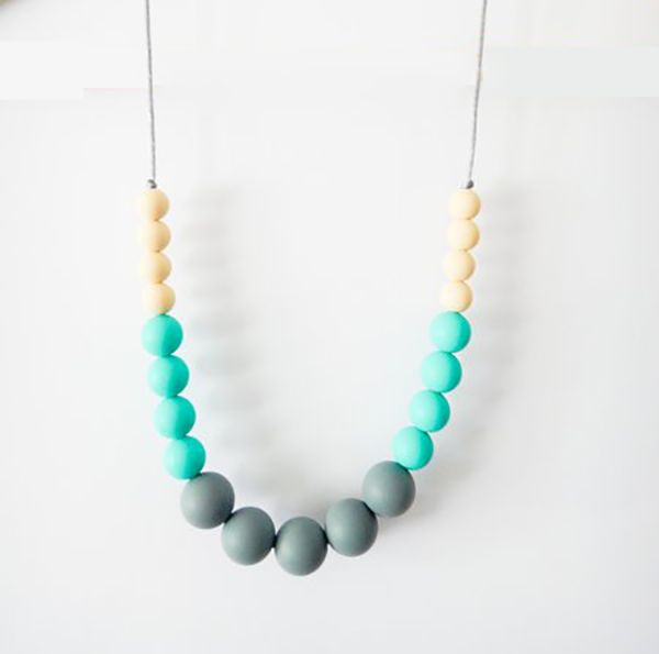 silicone teething necklace safety