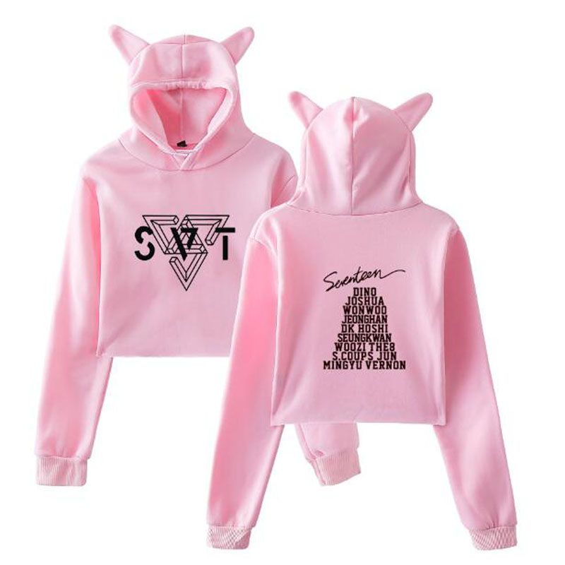 seventeen merch moletom com capuz