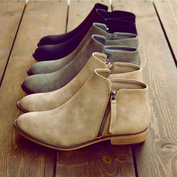 fall leather boots