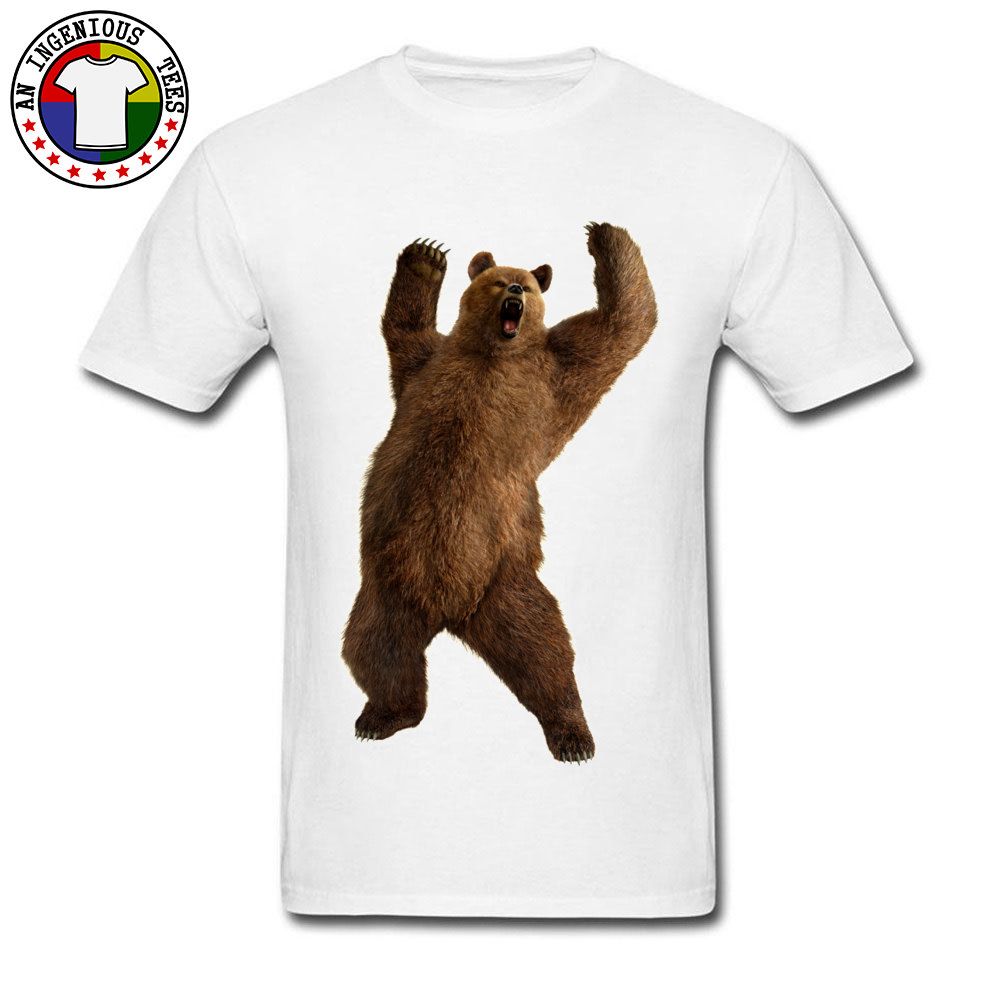Bear With Me WOMENS T-SHIRT Fashion Grizzly Cute Animal Funny Gift birthday