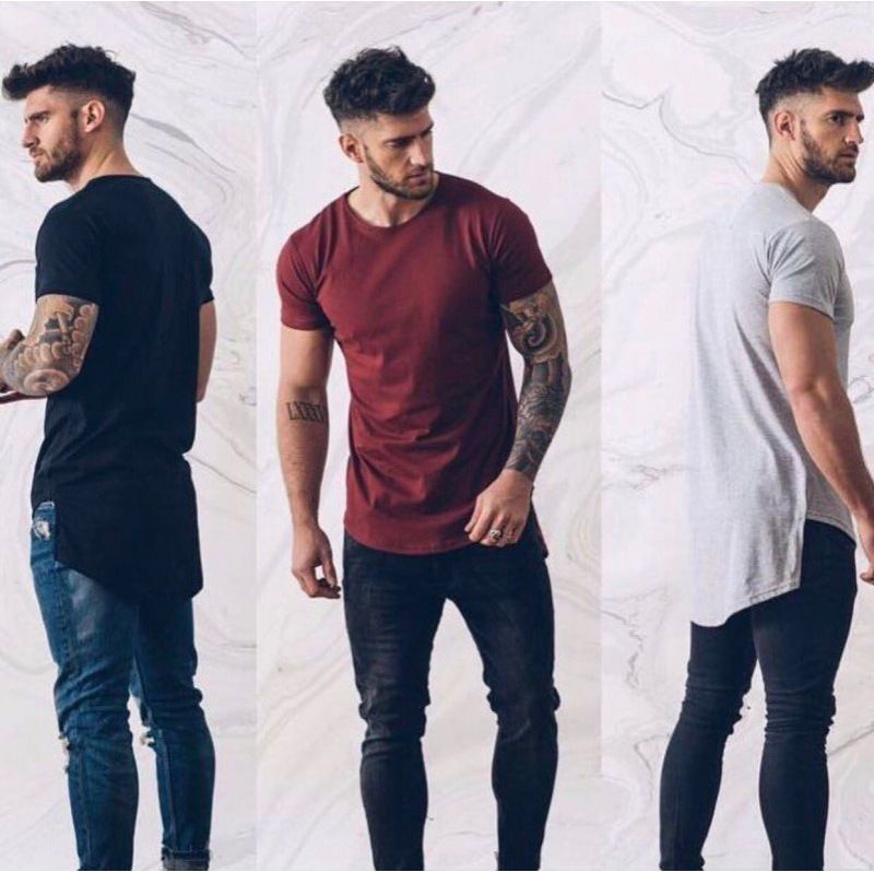 long tees for men