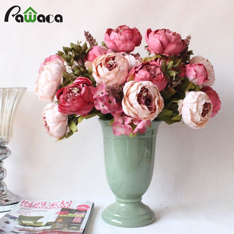 large fake flowers