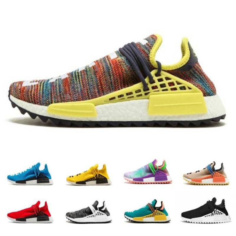 Acquista 2019 Human Race Pharrell Williams Hu Trail NERD Uomo Donna Scarpe Da Corsa Migliore Qualità Seankers Giallo Blu Scarpe Sportive Taglia 36 47 A 27,55 € Dal Sportstore350 | DHgate.Com